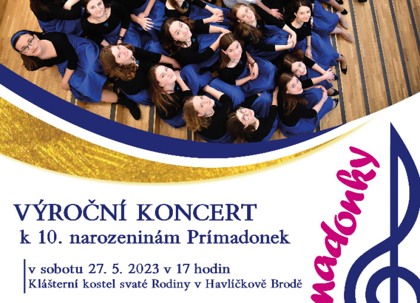 Výroční koncert k 10. narozeninám Prímadonek