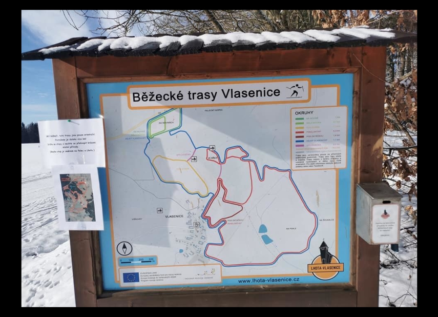 Běžkařské trasy Vlasenice
