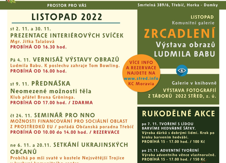Komunitní centrum Moravia: Neomezené možnosti těla