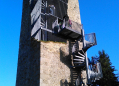 Věž zříceniny hradu Orlík
