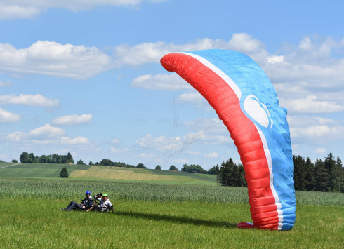 Paraglidingové tandemové lety, škola paraglidingu Jihlava