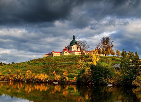 PILGRIMAGE CHURCH OF ST. JOHN OF NEPOMUK AT ZELENÁ HORA