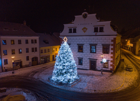 Rozsvícení vánoční výzdoby
