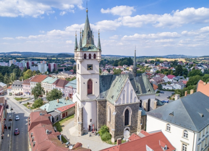 Vyhlídková věž kostela sv.Mikuláše Humpolec
