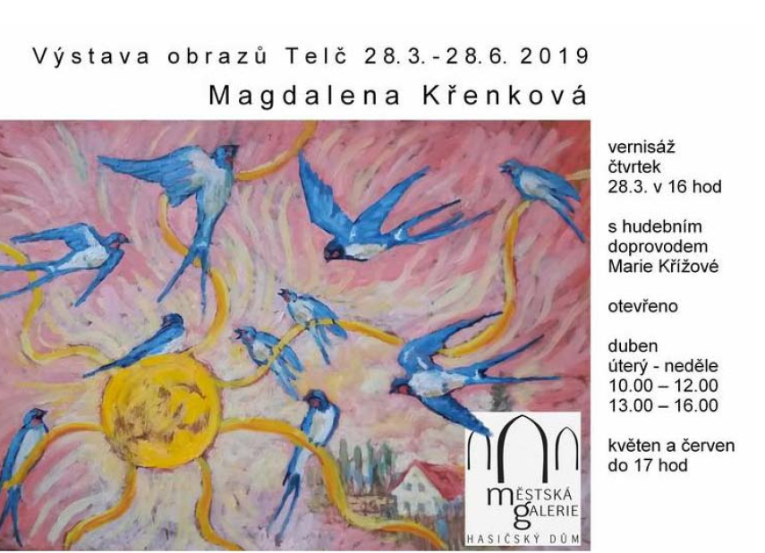Výstava obrazů Magdalena Křenková - Telč