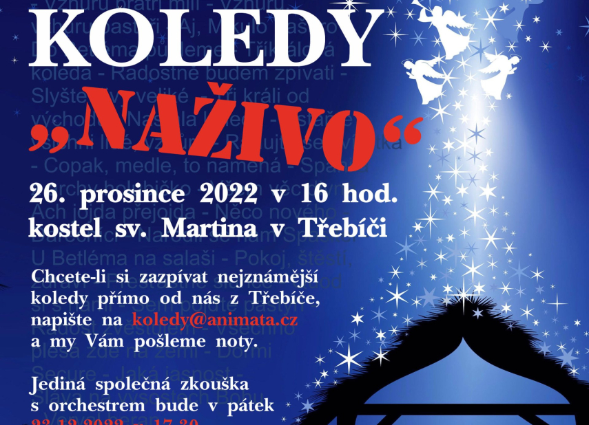 Třebíčské koledy naživo