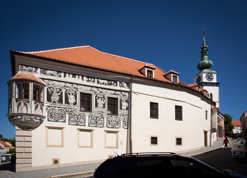Malovaný dům Třebíč