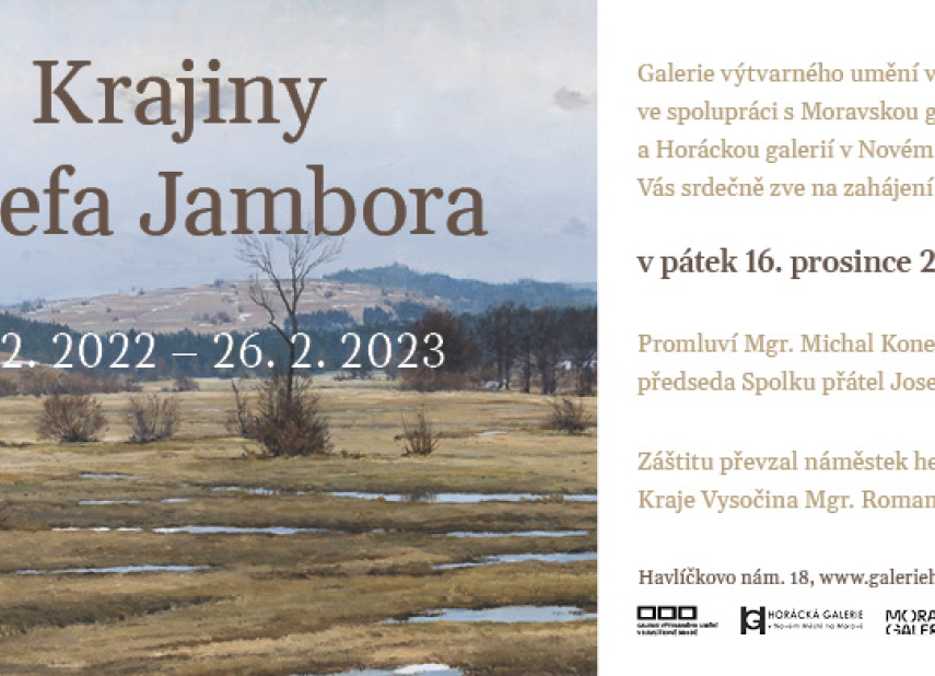 Krajiny Josefa Jambora - vernisáž výstavy