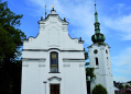 Náměstí a kostel sv. Víta v Pelhřimově