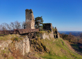 Die Ruine von Burg Zubštejn