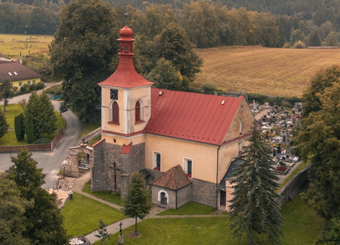 Kostel sv. Jana Křtitele v Mladých Bříštích