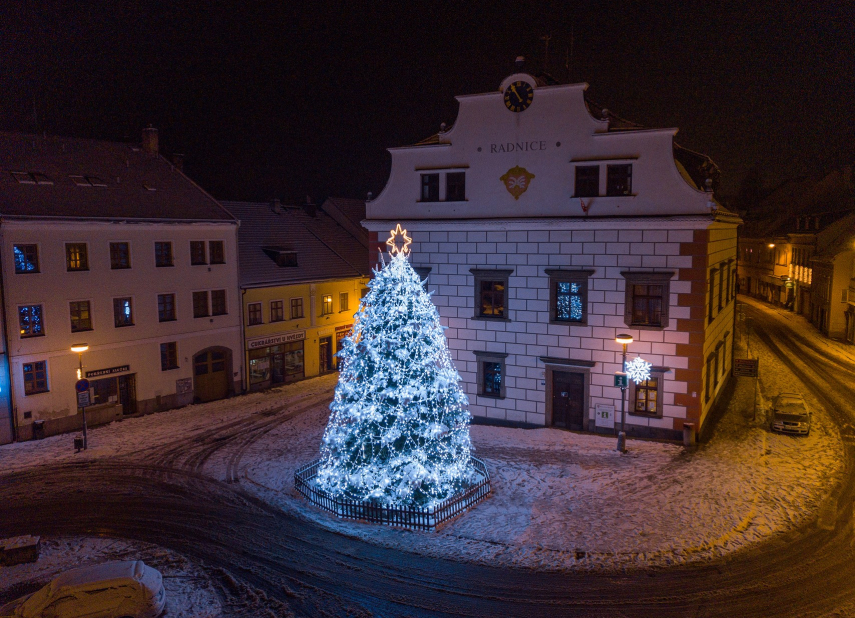 Rozsvícení vánoční výzdoby