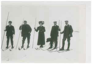 Horácké muzeum v Novém Městě na Moravě lyžaři na přelomu 19. a 20. století