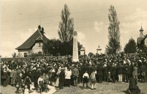 Muzeum Vysočiny Pelhřimov odhalení pomníku padlým v květnu 1926