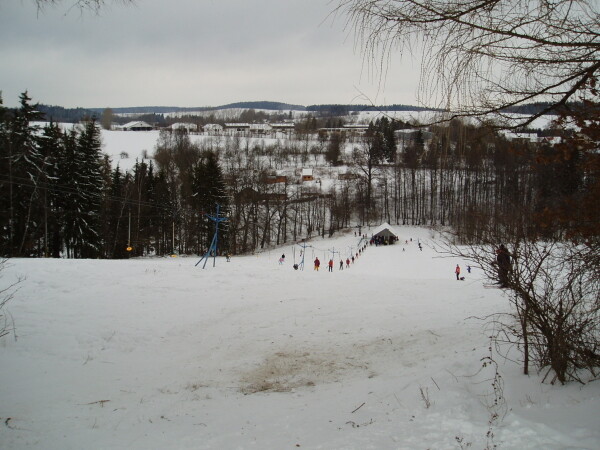 Lyžařský vlek Křešín u Lukavce (foto 1)