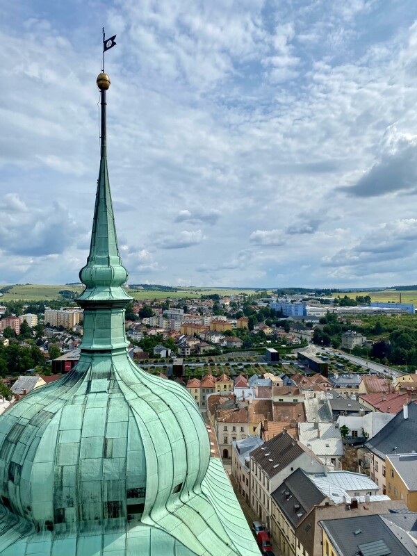 Věž kostela sv. Jakuba Většího Jihlava (foto 1)