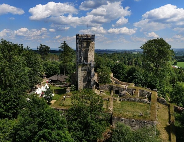 Humpolec – zřícenina hradu Orlík (foto 1)