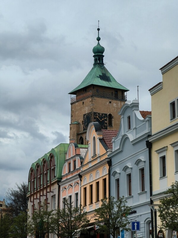 Vyhlídková věž kostela Nanebevzetí Panny Marie Havlíčkův Brod (foto 1)