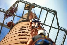 Seskoky a slaňování z komína (foto 2)