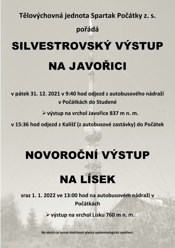 Novoroční výstup na Lísek (foto 1)