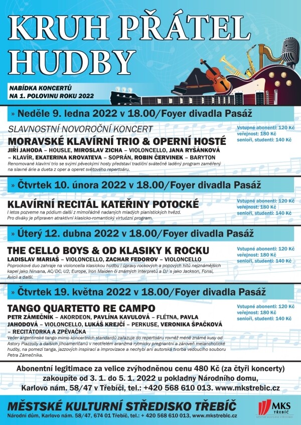 Kruh přátel hudby - Moravské klavírní trio & operní hosté (foto 1)