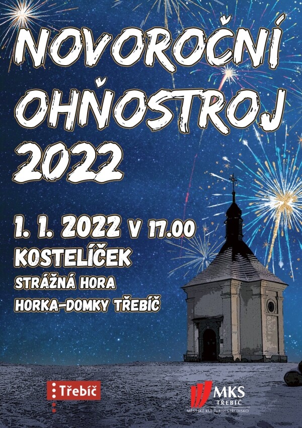 Novoroční ohňostroj (foto 1)