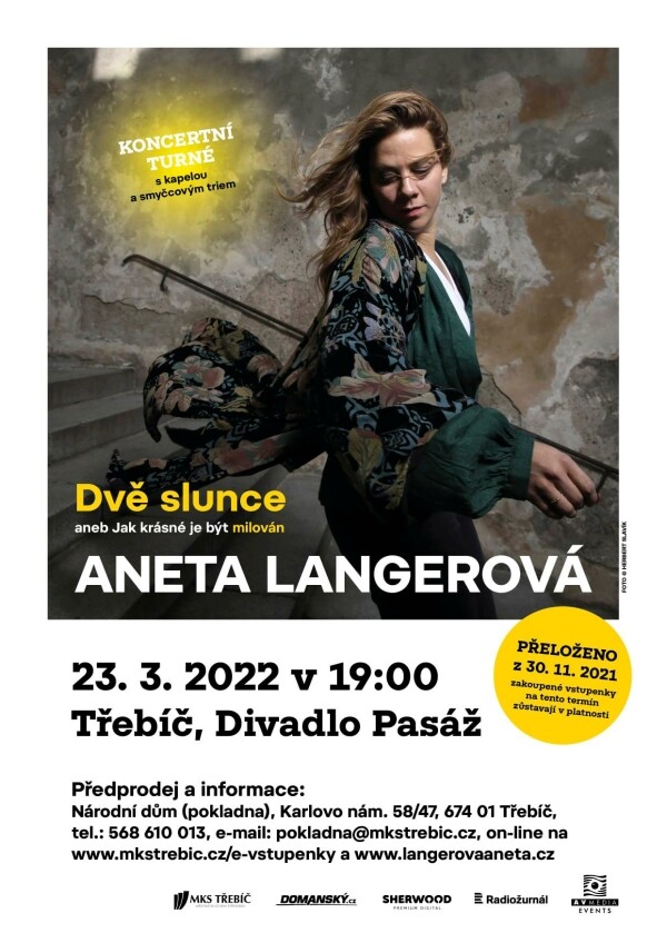 Aneta Langerová - turné Dvě slunce (foto 1)
