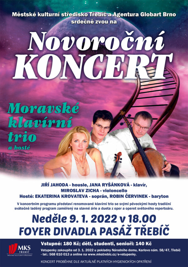 Slavnostní novoroční koncert Moravské klavírní trio a operní sólisté (foto 1)