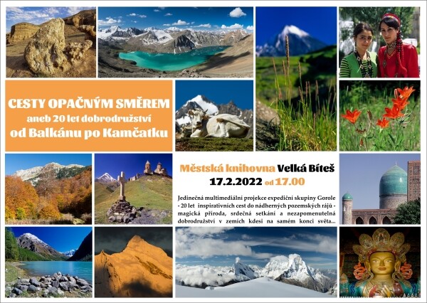 CESTOPISNÁ PŘEDNÁŠKA - Cesty opačným směrem aneb 20 let dobrodružství od Balkánu po Kamčatku (foto 1)