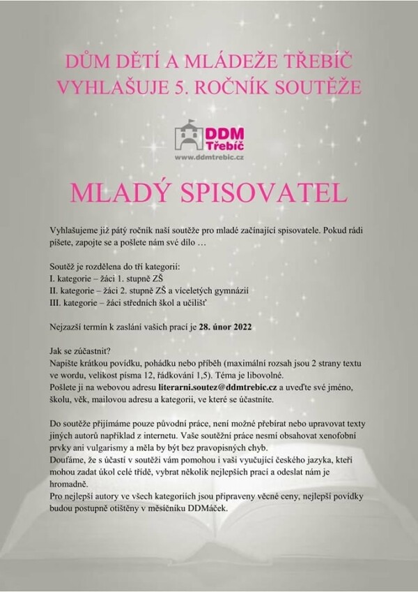 5. ročník soutěže Mladý spisovatel (foto 1)