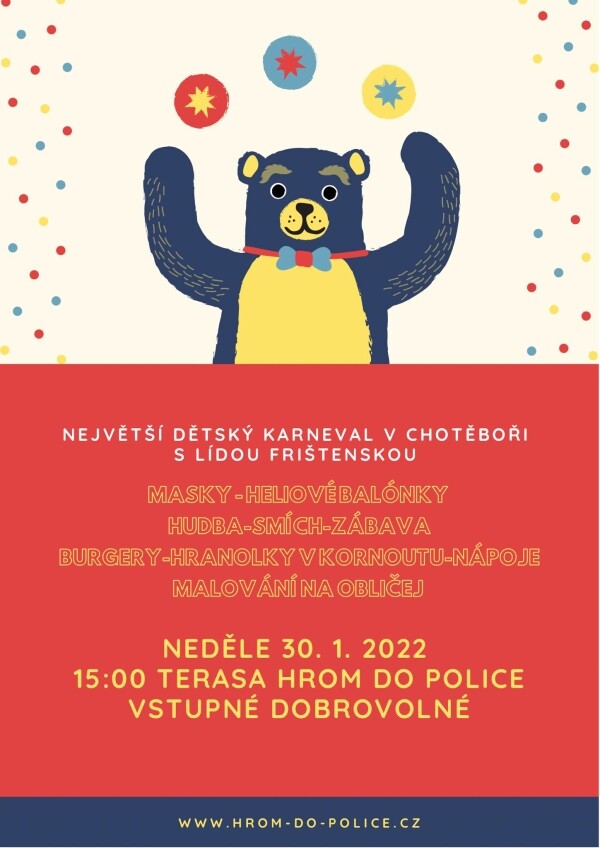 Dětský karneval s Lídou Frištenskou (foto 1)