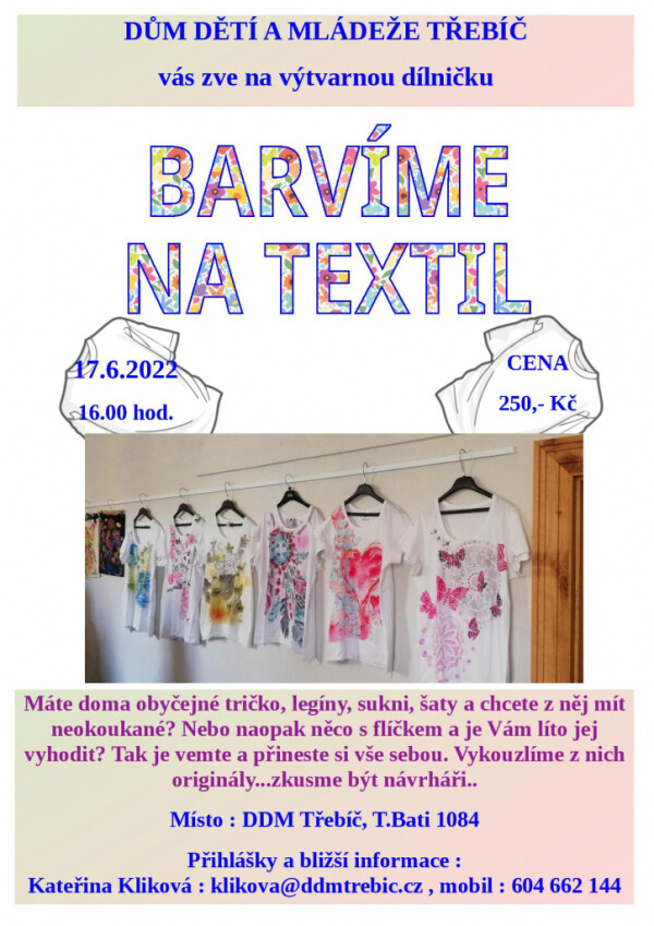 Kurz barvíme na textil (foto 1)