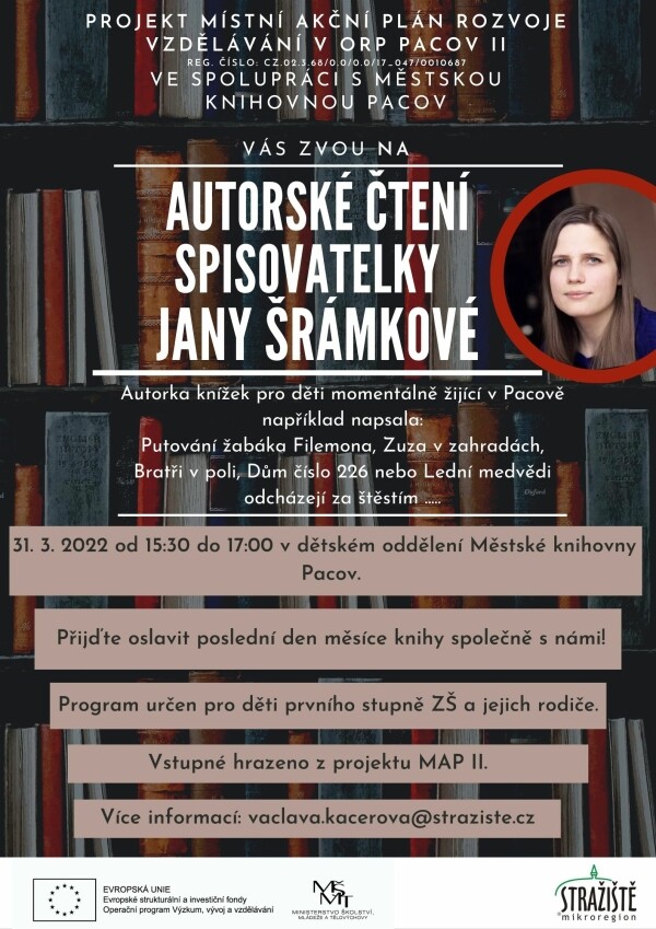 Autorské čtení spisovatelky Jany Šrámkové (foto 1)