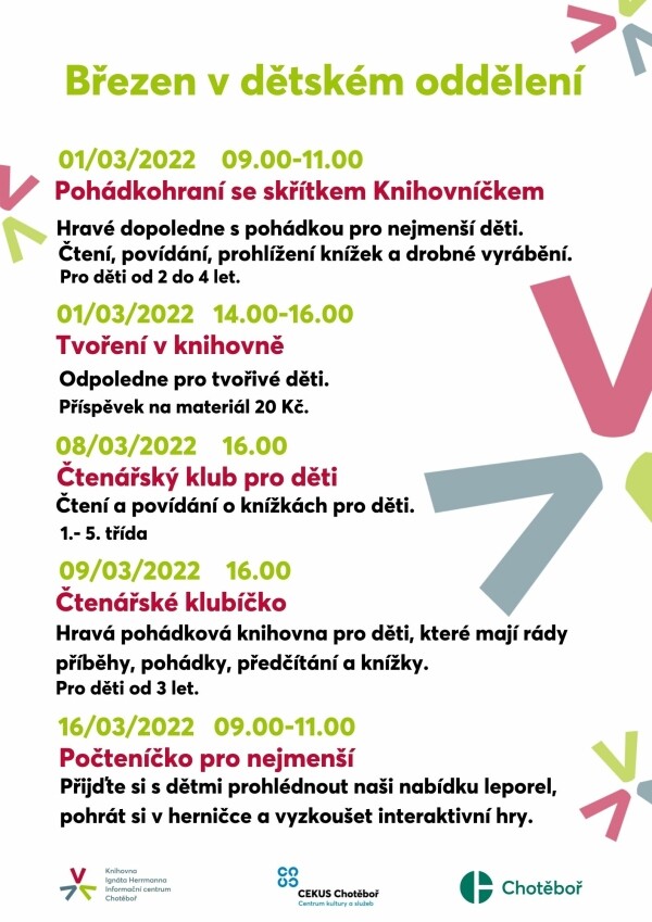Březen v dětském oddělení knihovny (foto 1)