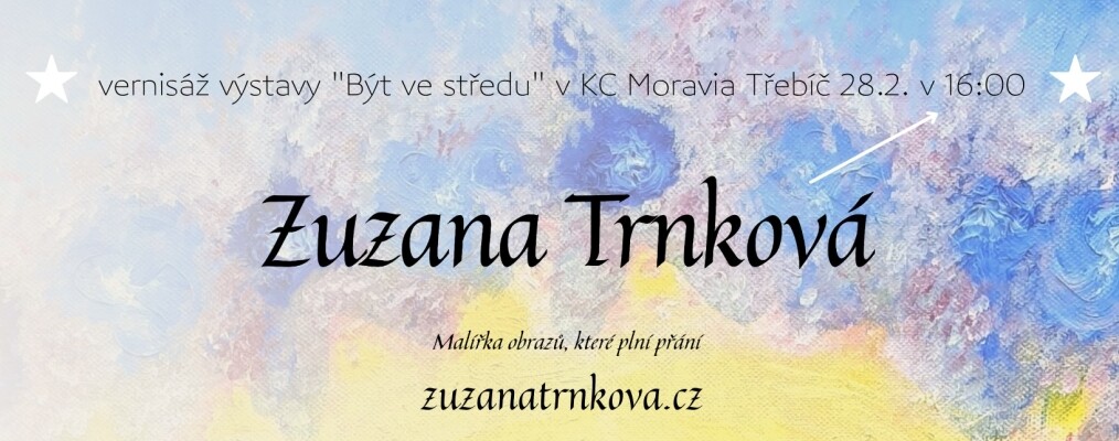 Vernisáž výstavy obrazů - Být ve středu (foto 1)