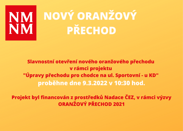 Slavnostní otevření Oranžového přechodu (foto 1)