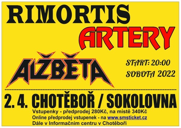 Rimortis, Artery, Alžběta (foto 1)