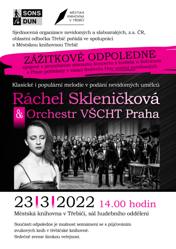 Ráchel Skleničková & Orchestr VŠCHT Praha - zážitkové odpoledne s promítáním záznamu koncertu (foto 1)