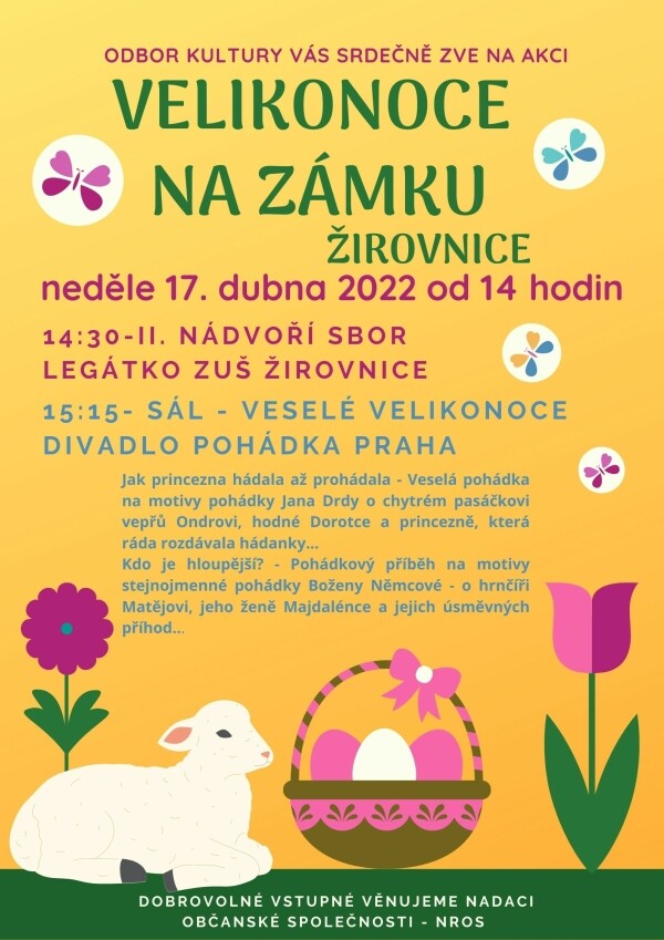 Velikonoce na Zámku Žirovnice (foto 1)