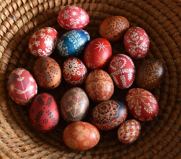 Výstava kraslic Miloslavy Gregorové (foto 1)