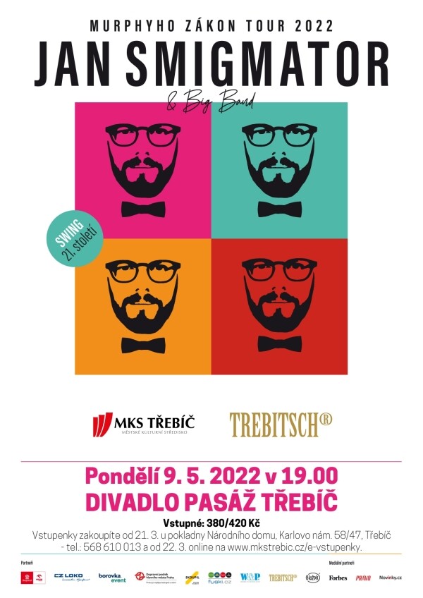 Jan Smigmator & Big Band - Murphyho zákon tour 2022 (foto 1)