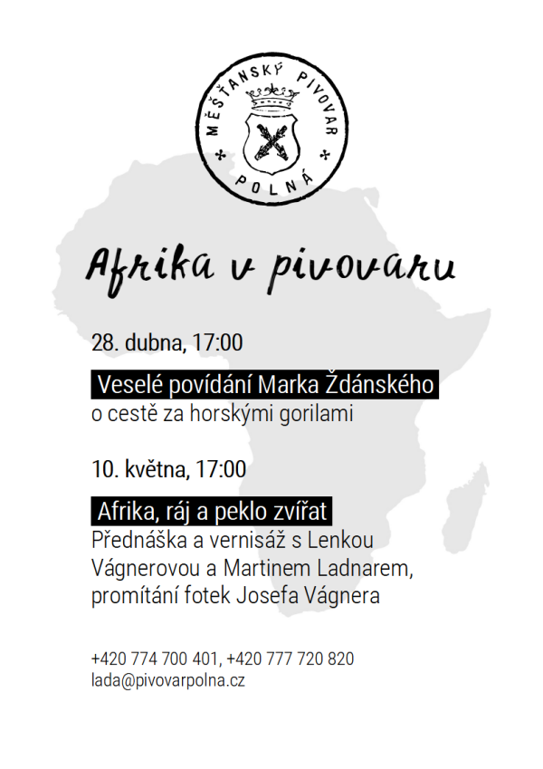 Afrika v pivovaru: O cestě za horskými gorilami (foto 1)