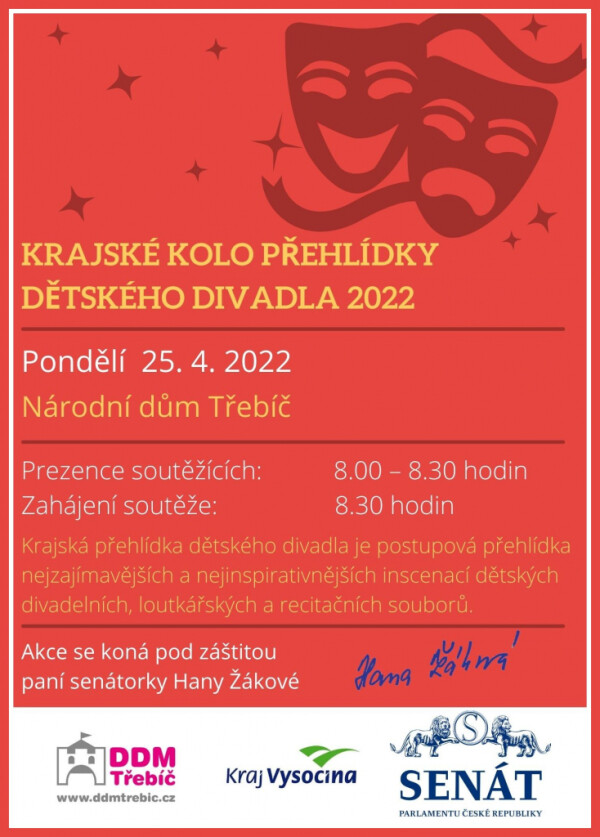 Krajské kolo přehlídky dětského divadla 2022 (foto 1)