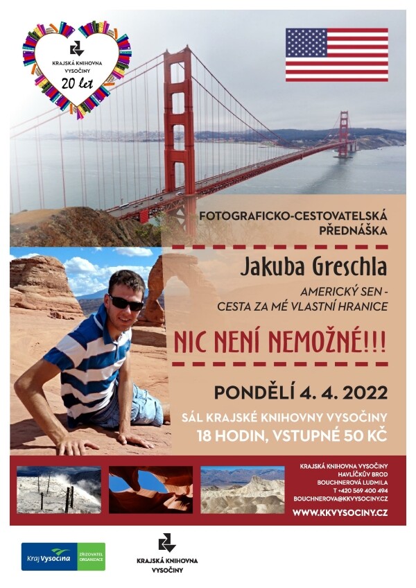 Jakub Greschl: Americký sen – cesta za mé vlastní hranice (foto 1)