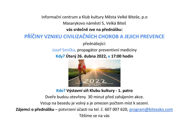 Příčiny vzniku civilizačních chorob a jejich prevence (foto 1)