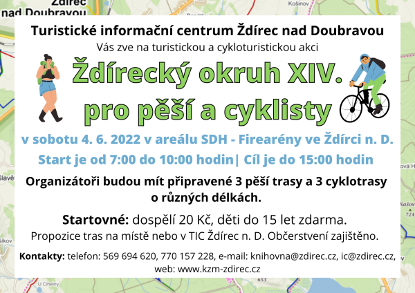 Ždírecký okruh XIV pro pěší i cykloturisty (foto 1)