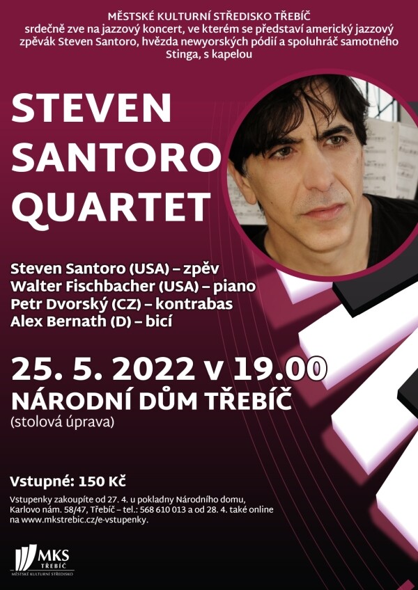 STEVEN SANTARO QUARTET - jazzový koncert (foto 1)