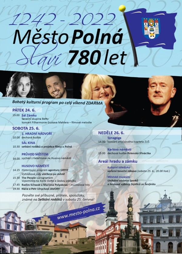 Městské slavnosti v Polné k výročí 780. výročí první písemné zprávy o městě (foto 1)