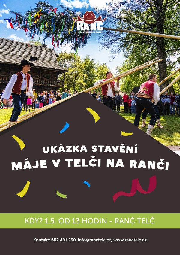 Stavění MÁJE v Telči na Ranči (foto 1)