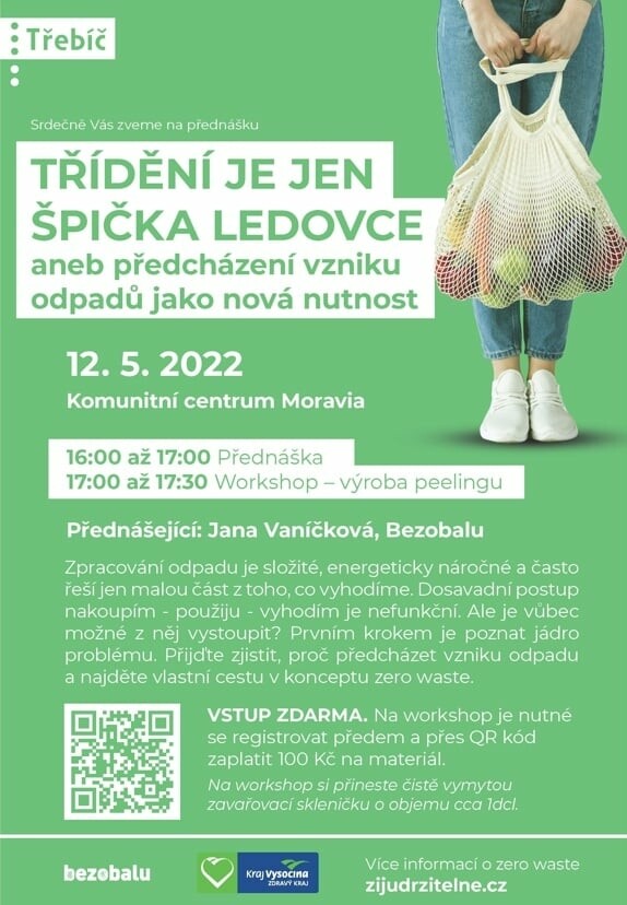 Třídění je jen špička ledovce aneb předcházení vzniku odpadů jako nová nutnost - přednáška (foto 1)